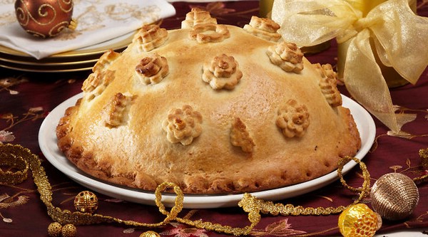 Праздничный русский пирог курник